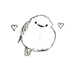 Rough sticker bird sticker #5620336