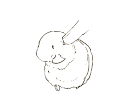 Rough sticker bird sticker #5620358