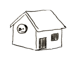 Rough sticker bird sticker #5620361