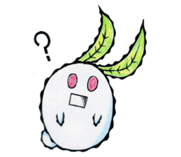 snow rabbit Clotho sticker #5620931