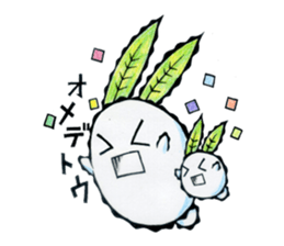 snow rabbit Clotho sticker #5620933