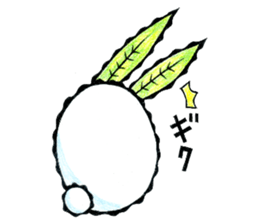 snow rabbit Clotho sticker #5620934