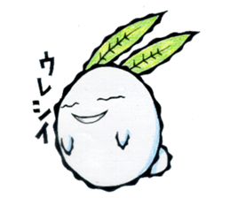 snow rabbit Clotho sticker #5620941