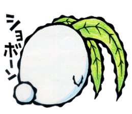 snow rabbit Clotho sticker #5620946
