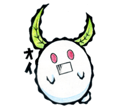 snow rabbit Clotho sticker #5620953