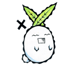 snow rabbit Clotho sticker #5620956
