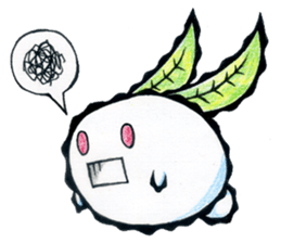 snow rabbit Clotho sticker #5620960