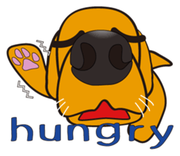 big nose dog pote 3 sticker #5621337