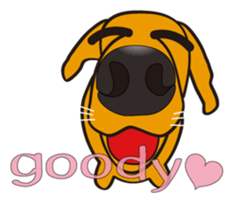 big nose dog pote 3 sticker #5621340