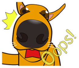 big nose dog pote 3 sticker #5621356