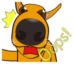 big nose dog pote 3 sticker #5621356