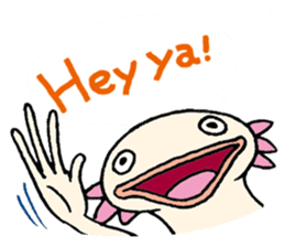 Upazo The Axolotl Classic sticker #5621365