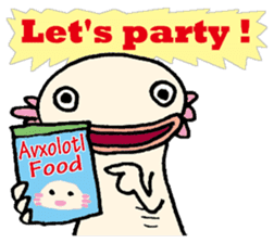 Upazo The Axolotl Classic sticker #5621366
