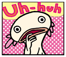 Upazo The Axolotl Classic sticker #5621368