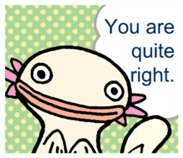 Upazo The Axolotl Classic sticker #5621370