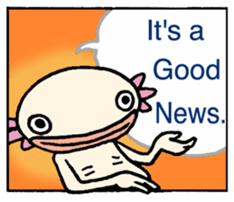 Upazo The Axolotl Classic sticker #5621371