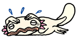 Upazo The Axolotl Classic sticker #5621372