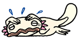 Upazo The Axolotl Classic sticker #5621372