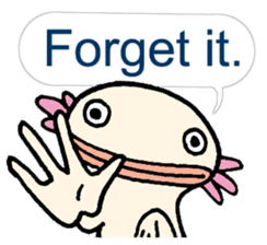 Upazo The Axolotl Classic sticker #5621374