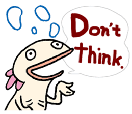 Upazo The Axolotl Classic sticker #5621375