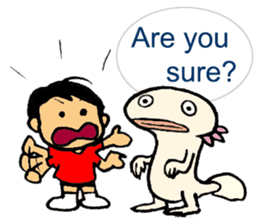 Upazo The Axolotl Classic sticker #5621377