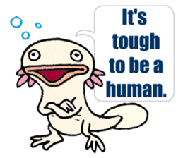 Upazo The Axolotl Classic sticker #5621383