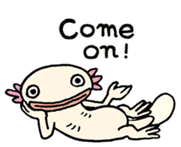 Upazo The Axolotl Classic sticker #5621385