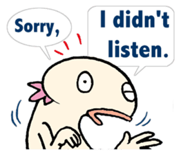 Upazo The Axolotl Classic sticker #5621387