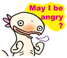 Upazo The Axolotl Classic sticker #5621391