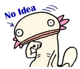 Upazo The Axolotl Classic sticker #5621392