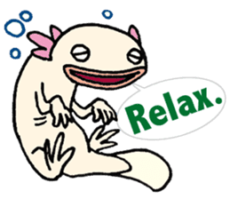 Upazo The Axolotl Classic sticker #5621393