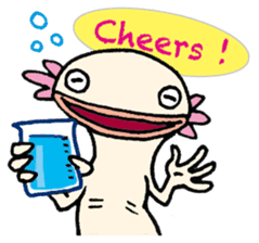 Upazo The Axolotl Classic sticker #5621398