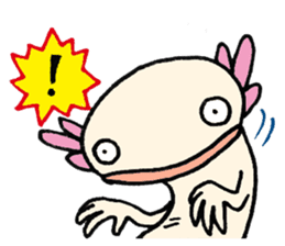 Upazo The Axolotl Classic sticker #5621401
