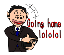 Hojiro go home. sticker #5621413