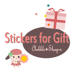[Checkle Sheep-n]Stickers for Gift