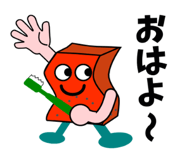 Red Konjac2 sticker #5621768