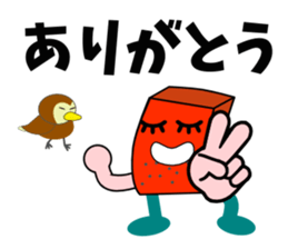 Red Konjac2 sticker #5621790