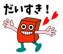 Red Konjac2 sticker #5621794