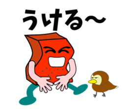 Red Konjac2 sticker #5621795