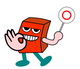 Red Konjac2 sticker #5621800