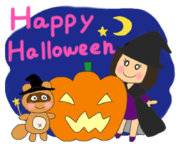 A girl of  bob with straight bangs sticker #5621841