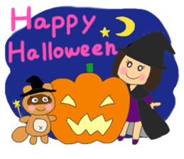 A girl of bob with straight bangs sticker #5621841