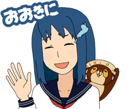 Girl student ninja Chiyona Mochizuki sticker #5622324