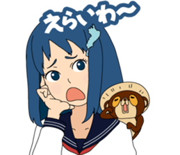 Girl student ninja Chiyona Mochizuki sticker #5622326