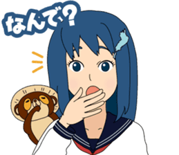 Girl student ninja Chiyona Mochizuki sticker #5622328