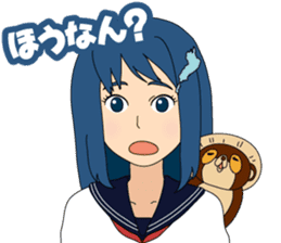 Girl student ninja Chiyona Mochizuki sticker #5622329