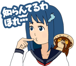 Girl student ninja Chiyona Mochizuki sticker #5622337