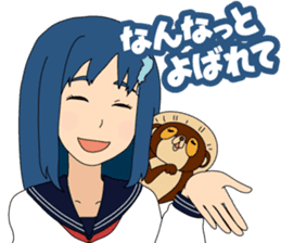 Girl student ninja Chiyona Mochizuki sticker #5622338