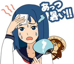 Girl student ninja Chiyona Mochizuki sticker #5622342