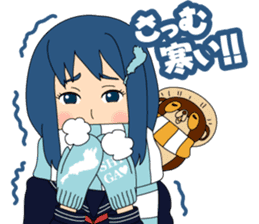 Girl student ninja Chiyona Mochizuki sticker #5622343